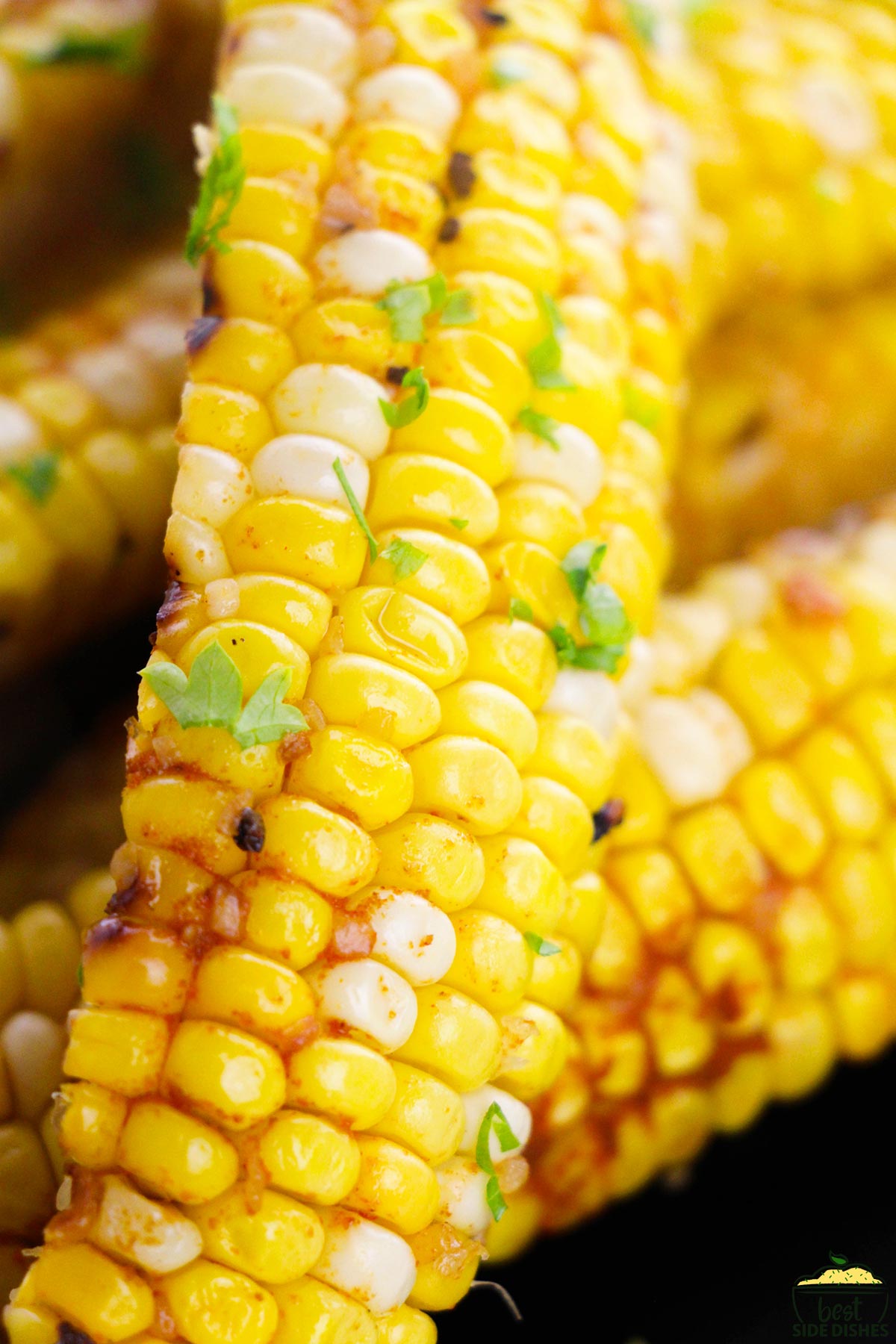 Up close corn ribs