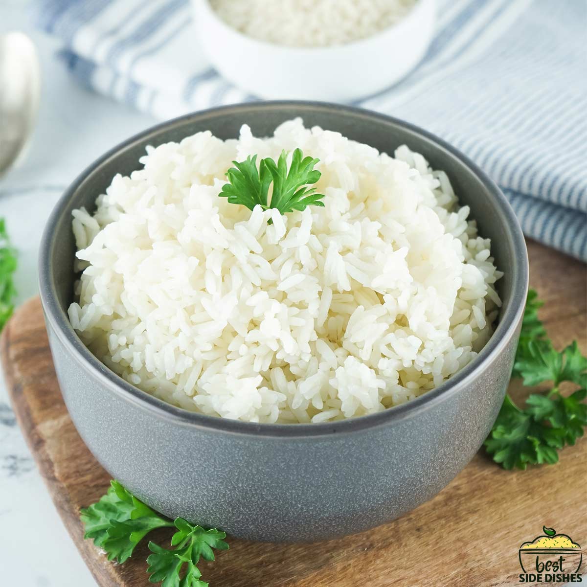 bowl of instant pot white rice