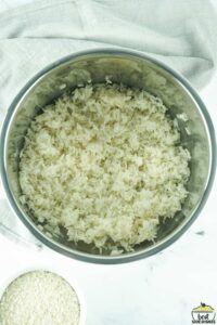 rice in the instant pot cooked