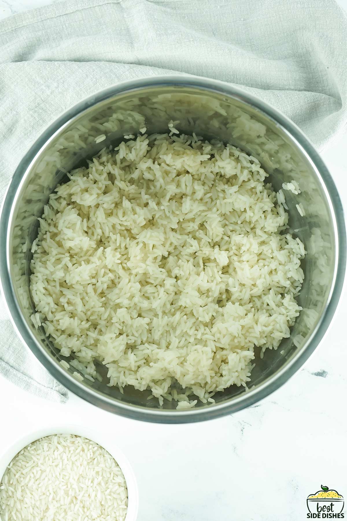 rice in the instant pot cooked